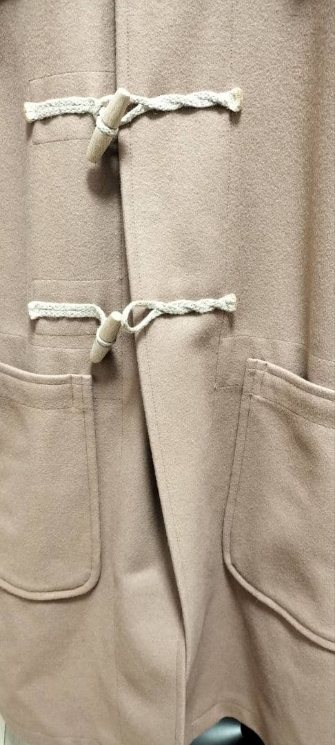 【美中古】FORTELA ダッフルコート キャメル　サイズ46