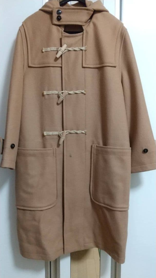 【美中古】FORTELA ダッフルコート キャメル　サイズ46