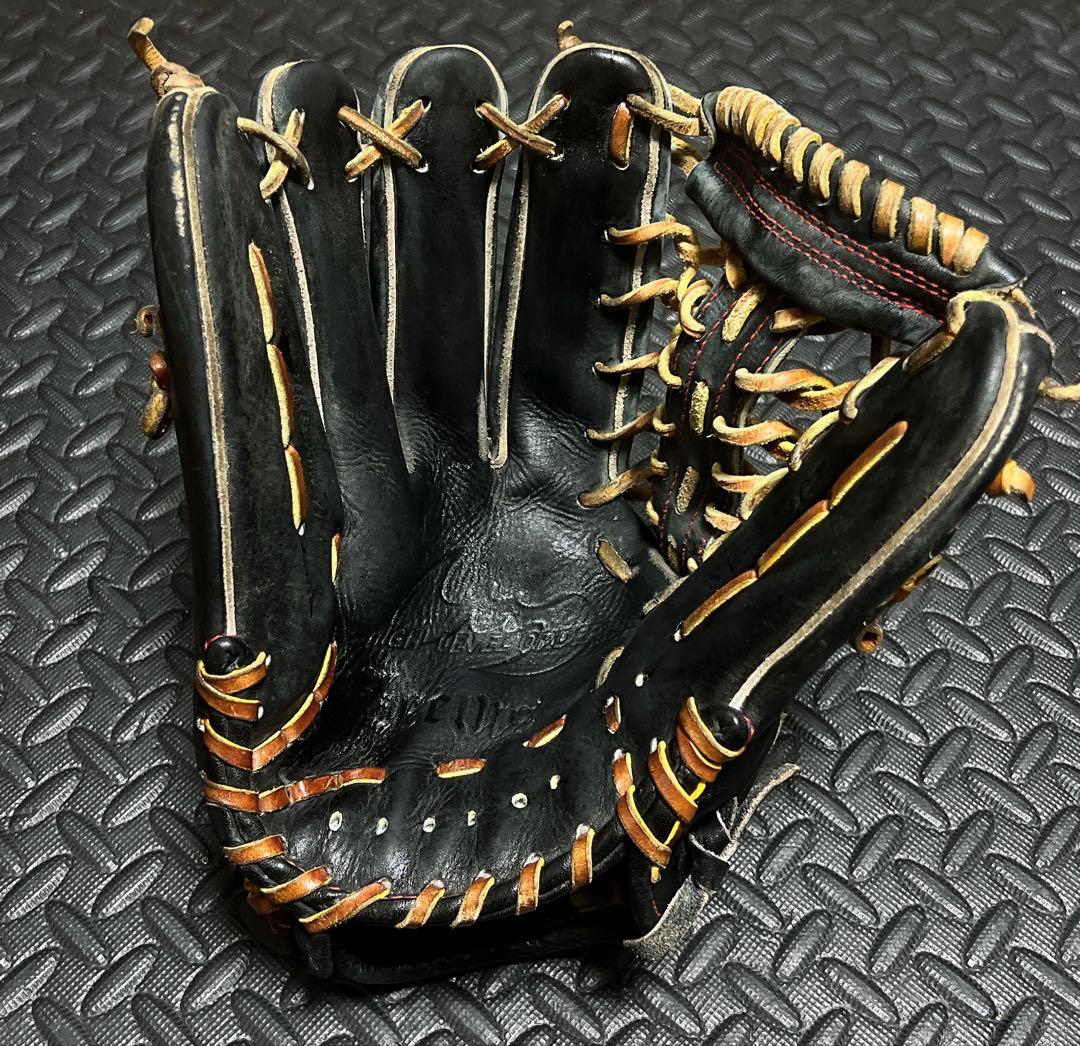 日本製 Zeems ジームス 硬式 外野手用 グローブ 三方親 左投げ用