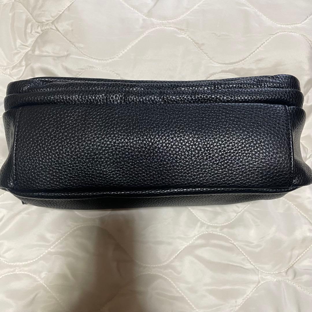 CASTELBAJAC ブラックレザー バッグ カステルバジャック レザーバッグ