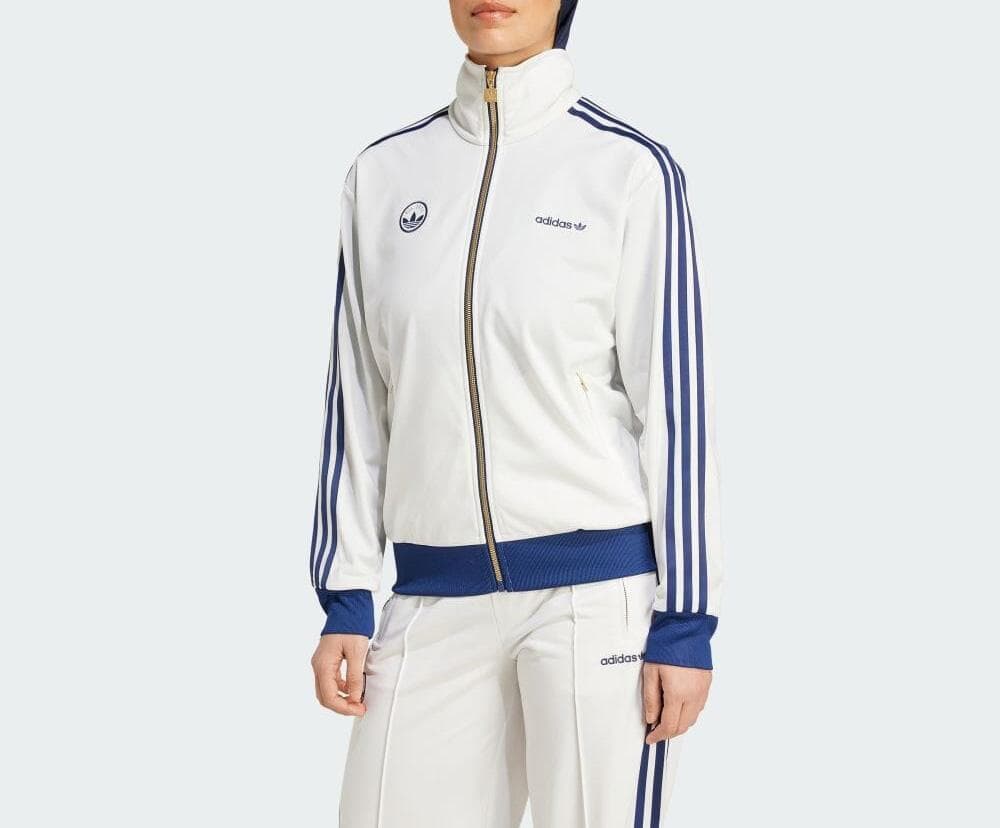 即日発送 アディダス XLサイズ トラックトップ ジャージ ファイヤーバード 白