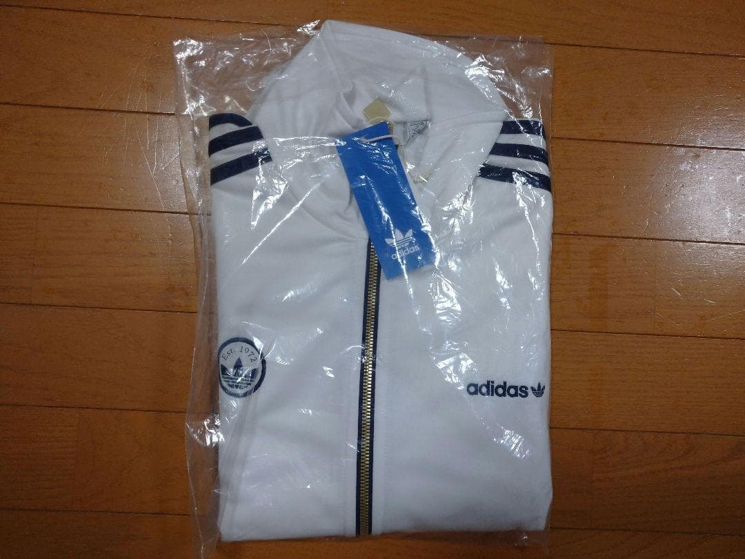 即日発送 アディダス XLサイズ トラックトップ ジャージ ファイヤーバード 白