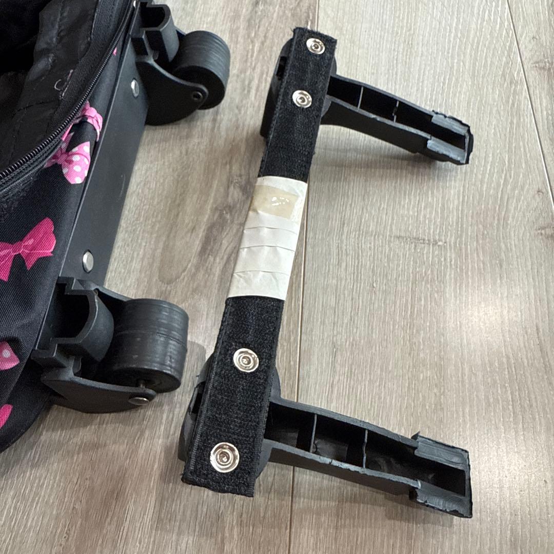 希少✨　La Pafait リボン柄小型キャリーケース　ラパフェ