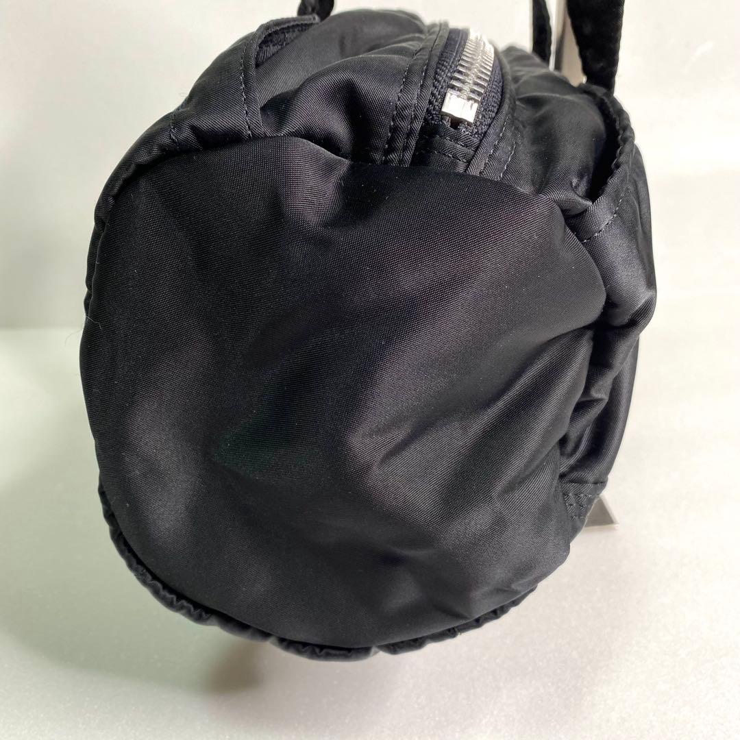 美品✨Porter タンカー ミニボストン バック 黒 ナイロン ドラムバック