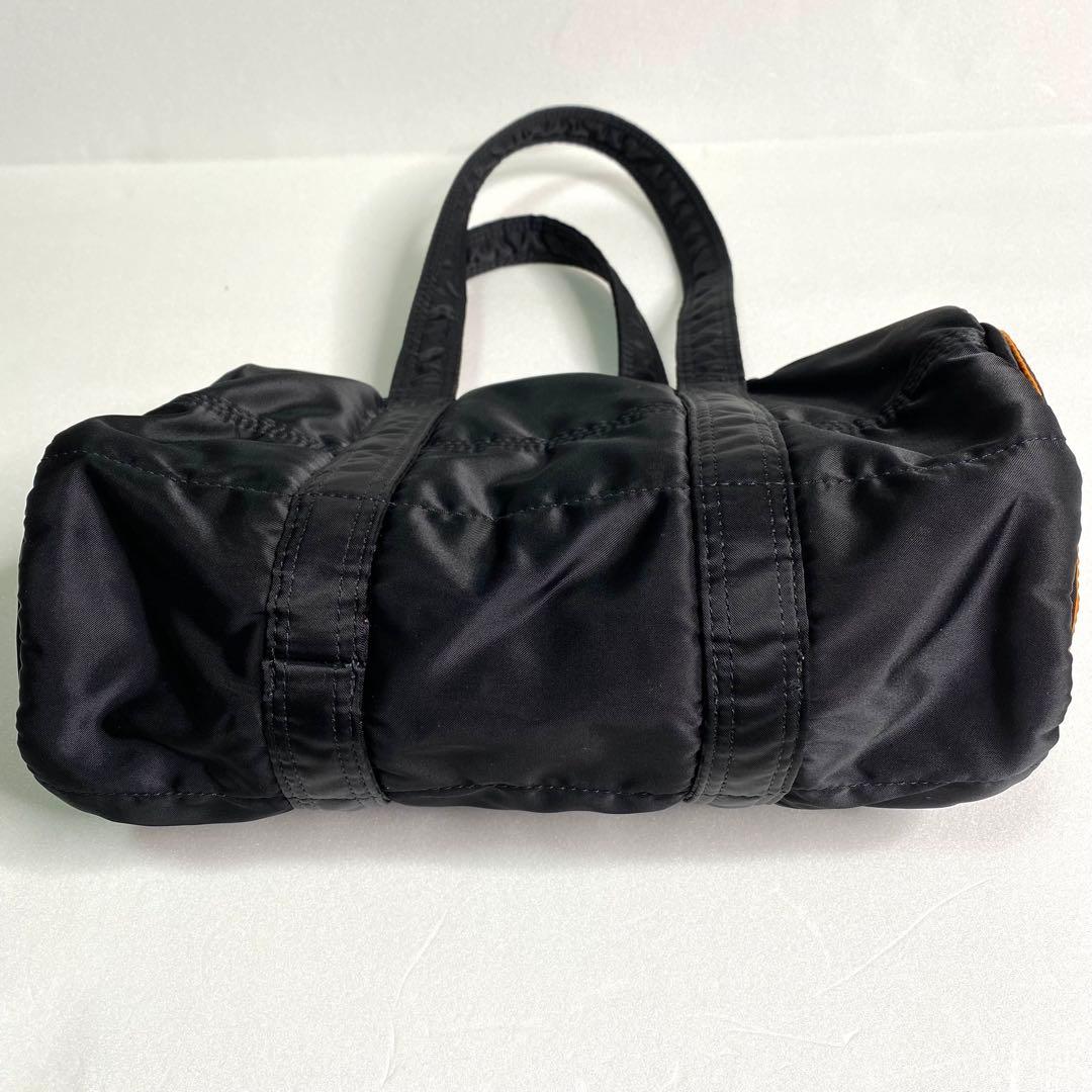 美品✨Porter タンカー ミニボストン バック 黒 ナイロン ドラムバック