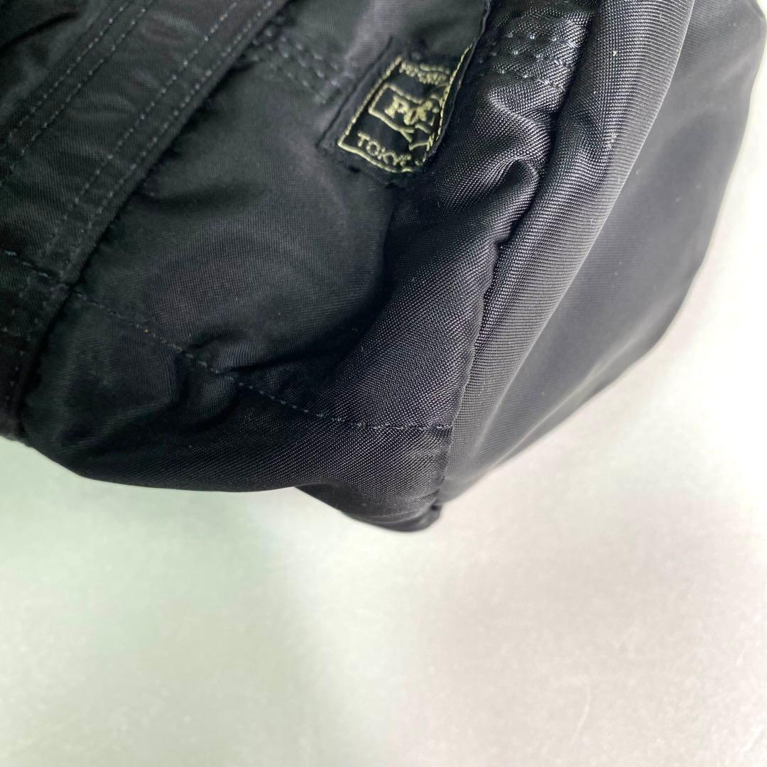 美品✨Porter タンカー ミニボストン バック 黒 ナイロン ドラムバック