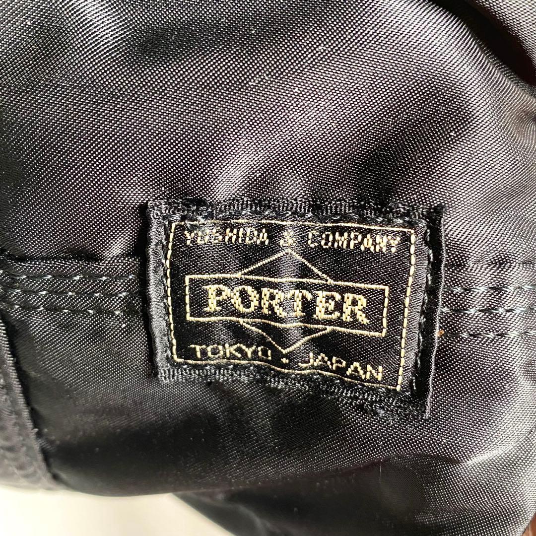 美品✨Porter タンカー ミニボストン バック 黒 ナイロン ドラムバック