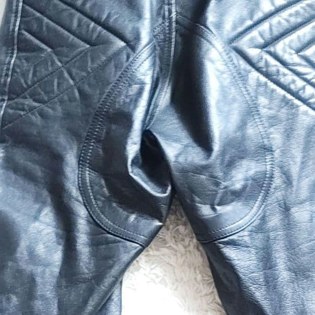 70s イノウエモーターパーツ 革ツナギ ライダースーツ ブラック