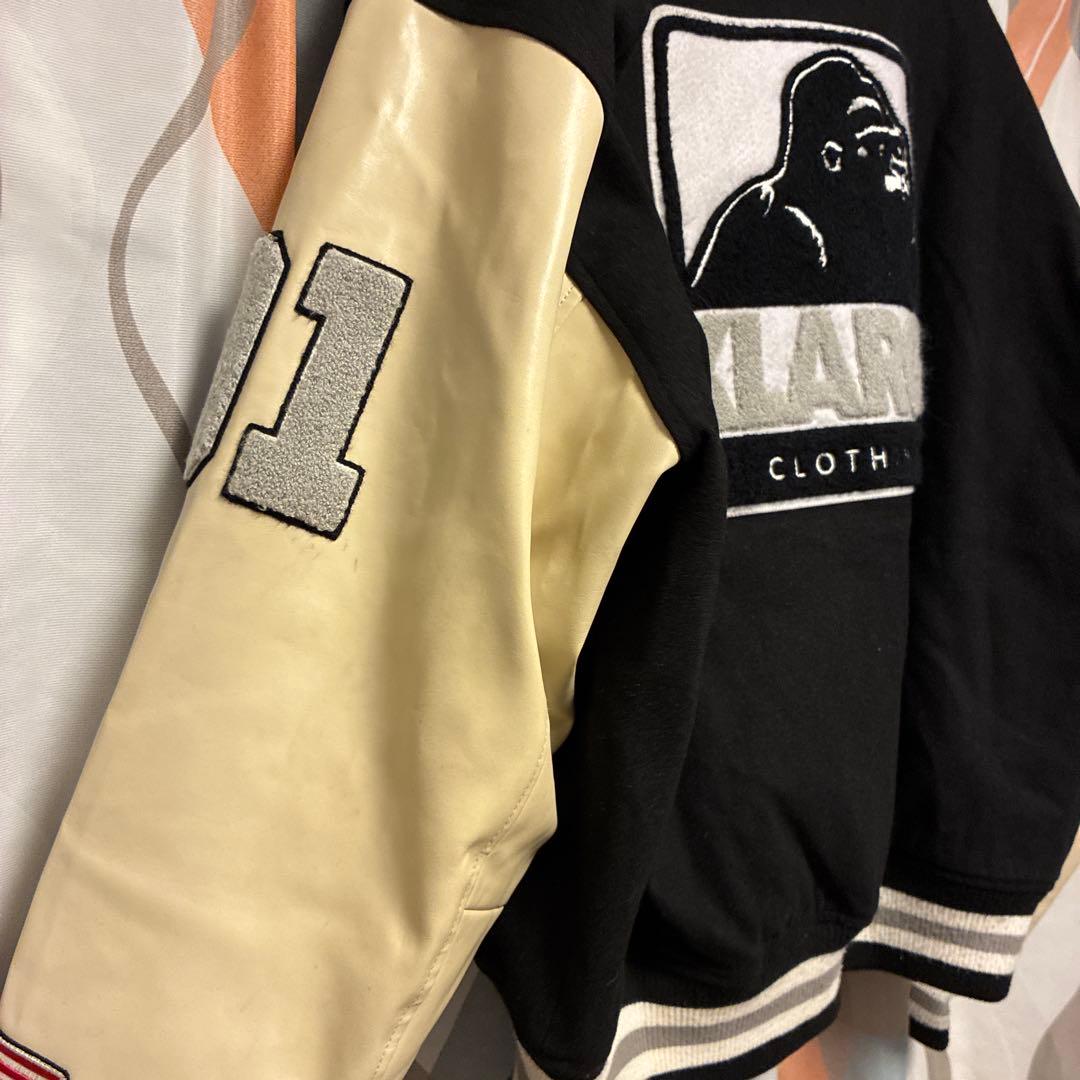 XLARGE スタジャン L ネイビー/クリーム　ストリート