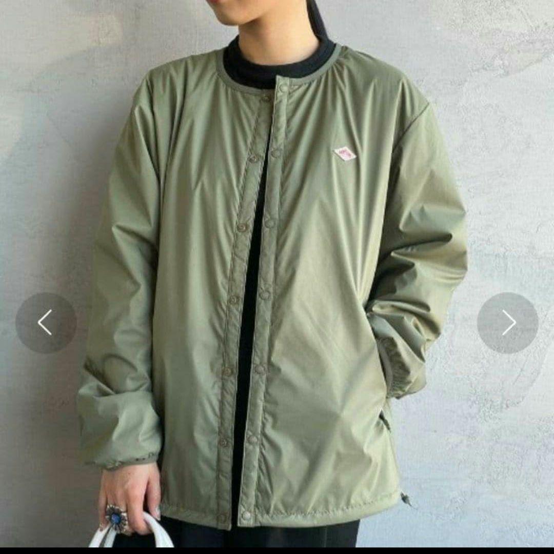 DANTON ダントン インサレーション ノーカラーナイロンジャケット 42