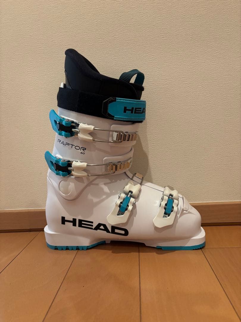 HEAD 子ども用スキーブーツ ホワイト raptor60 24-24.5センチ