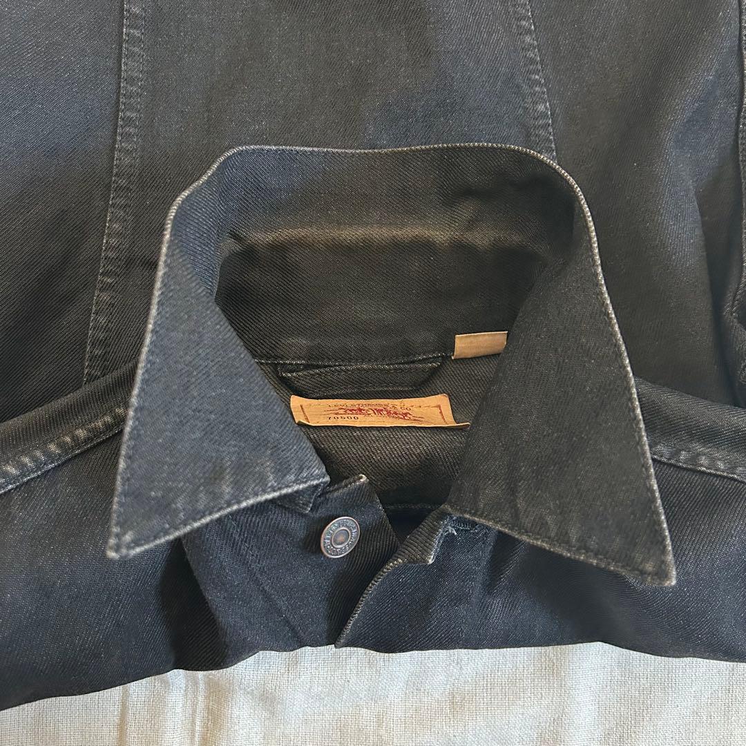 90s Levi's 70500 極東 デニムジャケット M ブラック