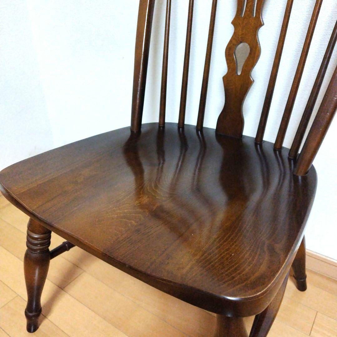 ◯まい飛騨産業　ダイニングチェア【キツツキマーク】