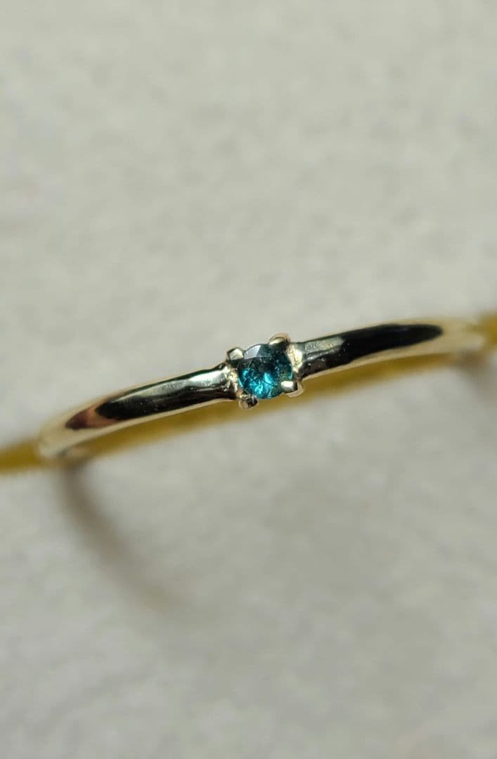 JiJikoro☆★ブラジルバターリャパライバトルマリンリング★