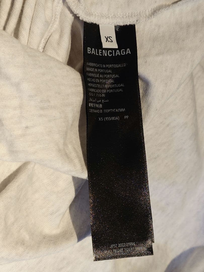 バレンシアガダメージデザイン長袖