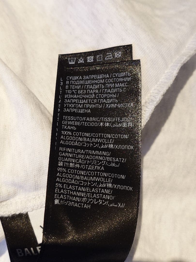 バレンシアガダメージデザイン長袖