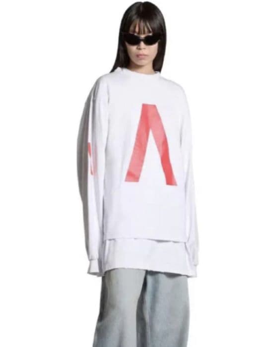 バレンシアガダメージデザイン長袖