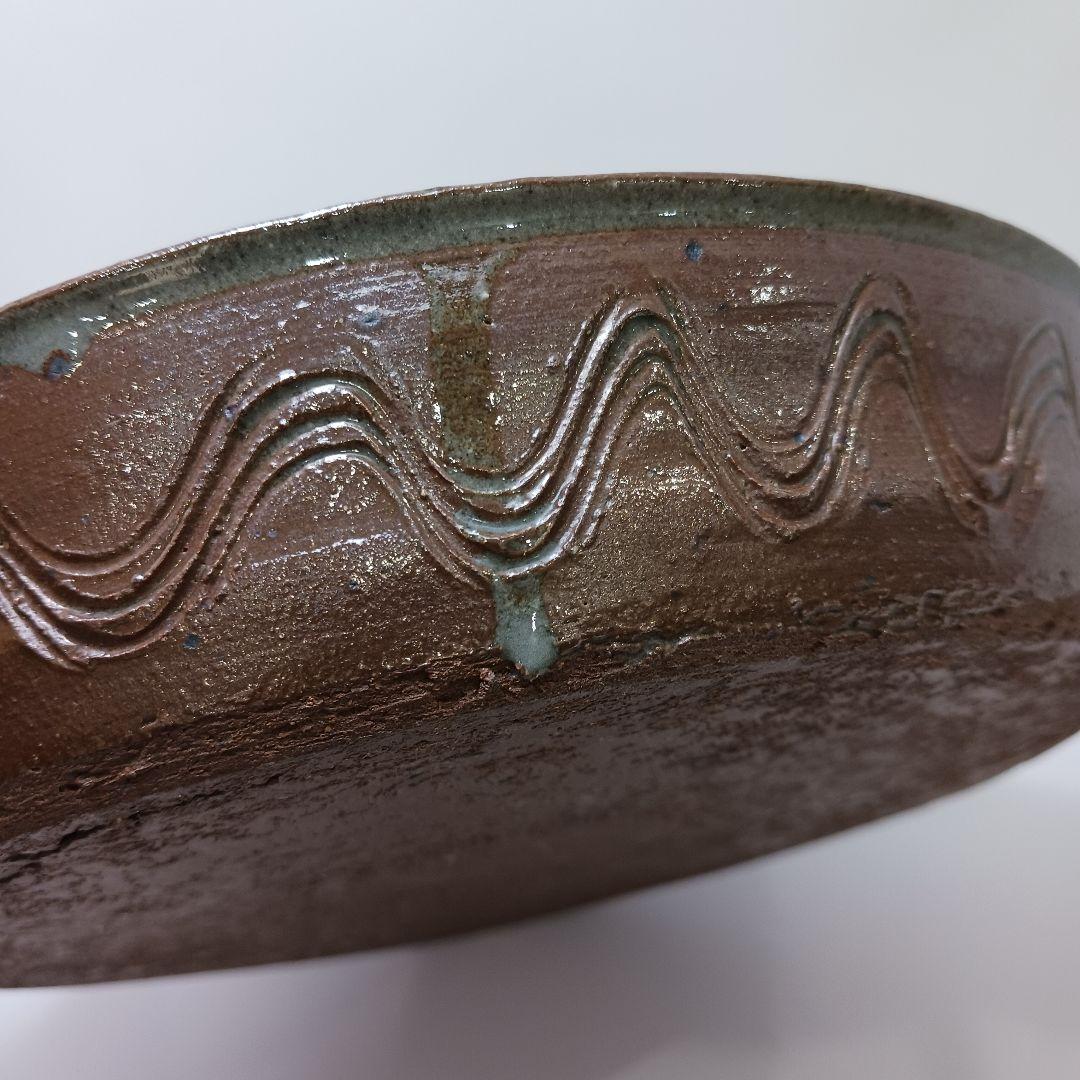 専用Y2846-3 茶道具 須恵窯 徳沢守俊 鉢 建水 直径22㎝ 共箱　て