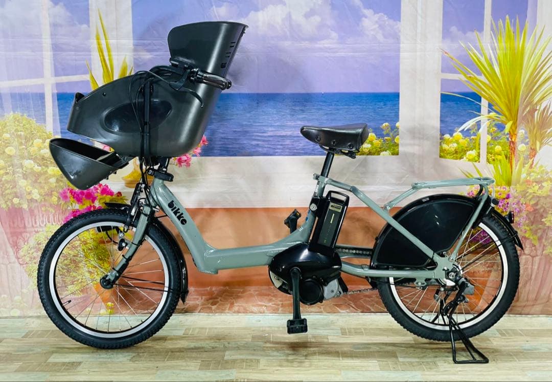 超人気！BIKKE ビッケ2020年⭐️ブリヂストン子供乗せ電動自転車Y2988