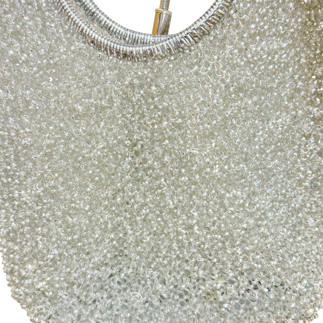 【美品】アンテプリマ ワイヤーバッグ シルバー ラウンド型