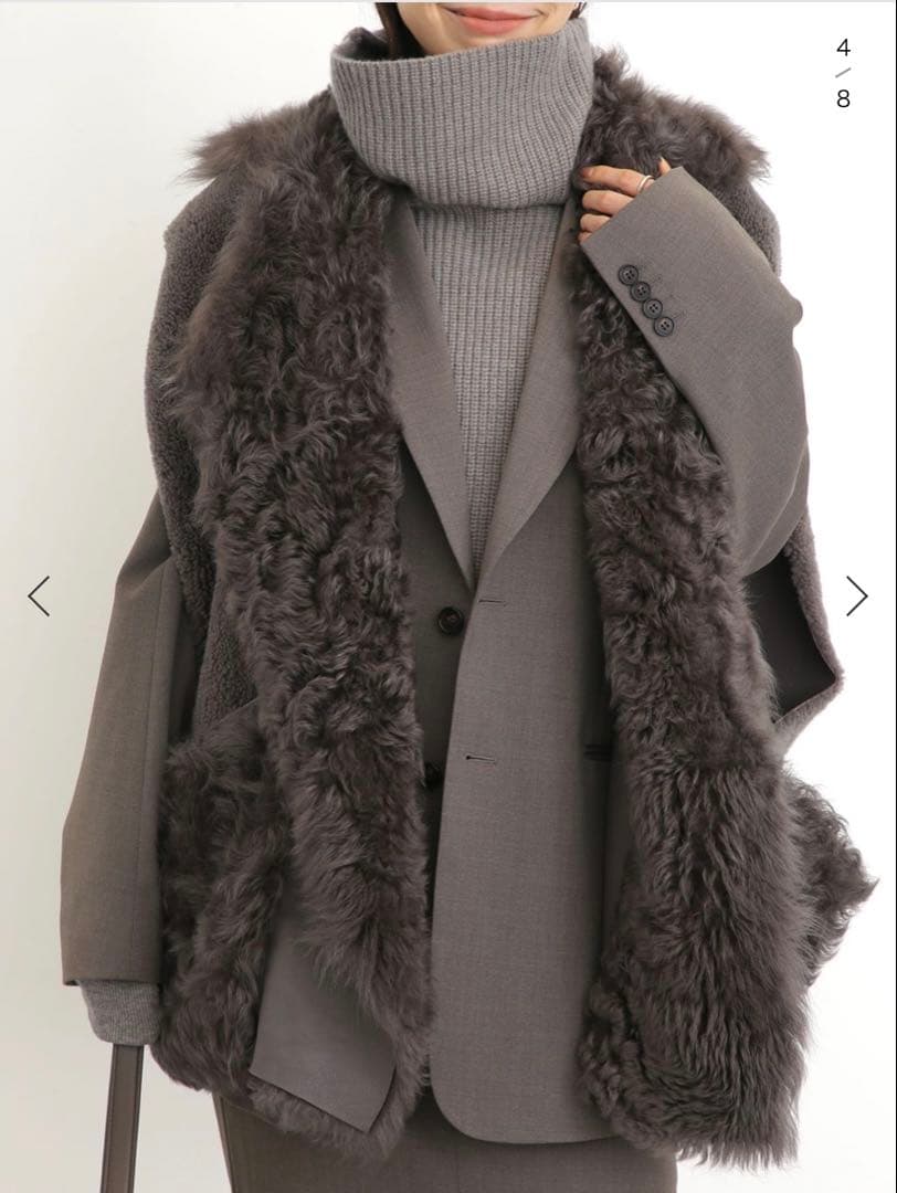 ★新品未使用★ 【BLANCHA/ブランカ】 MOUTON VEST