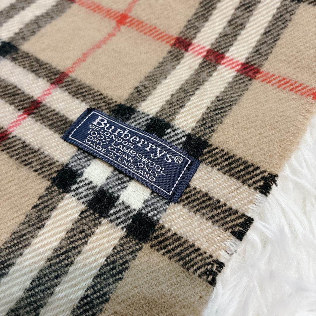 Burberrys 90s マフラー ラムウール ストール ノバチェック