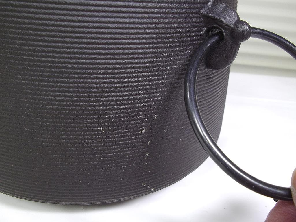 志きの釜 糸目尾張 錆びないアルミ合金製 風炉釜 野々田商店 茶道具