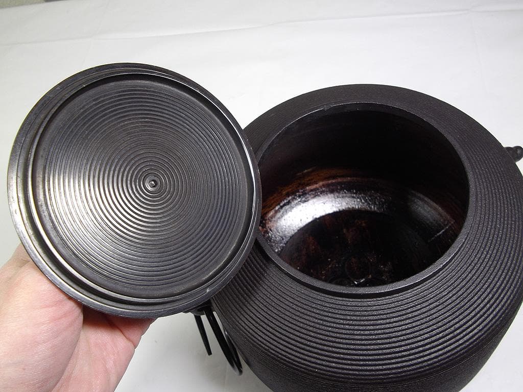 志きの釜 糸目尾張 錆びないアルミ合金製 風炉釜 野々田商店 茶道具