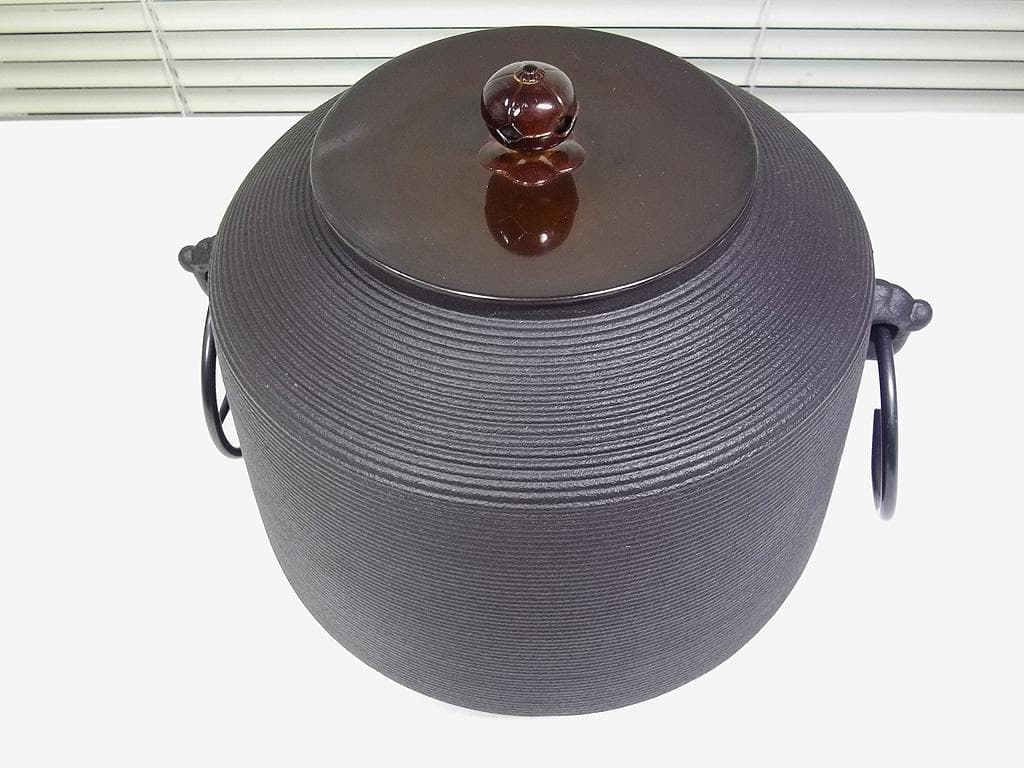 志きの釜 糸目尾張 錆びないアルミ合金製 風炉釜 野々田商店 茶道具