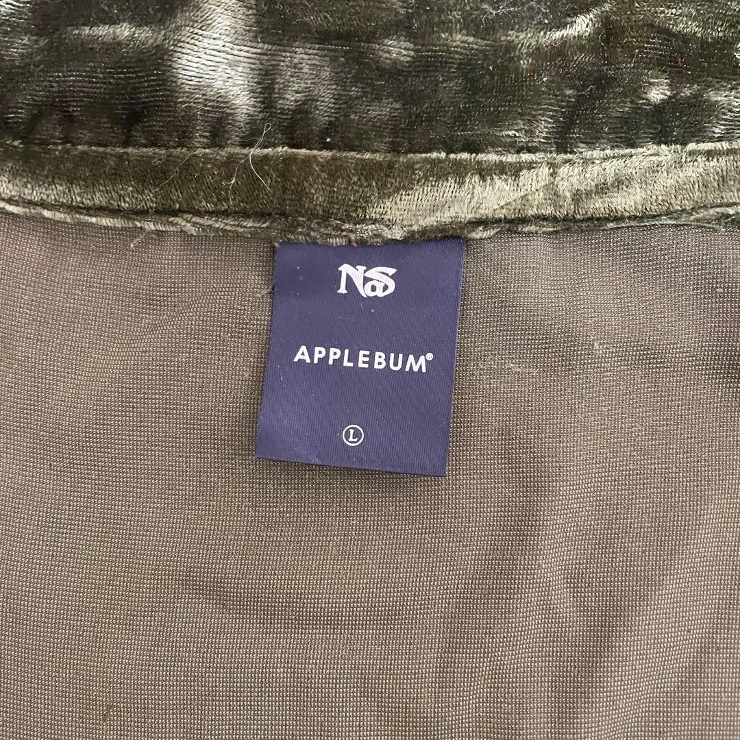 【APLLEBUM × Nas 】Velour Tracksuit Set Up