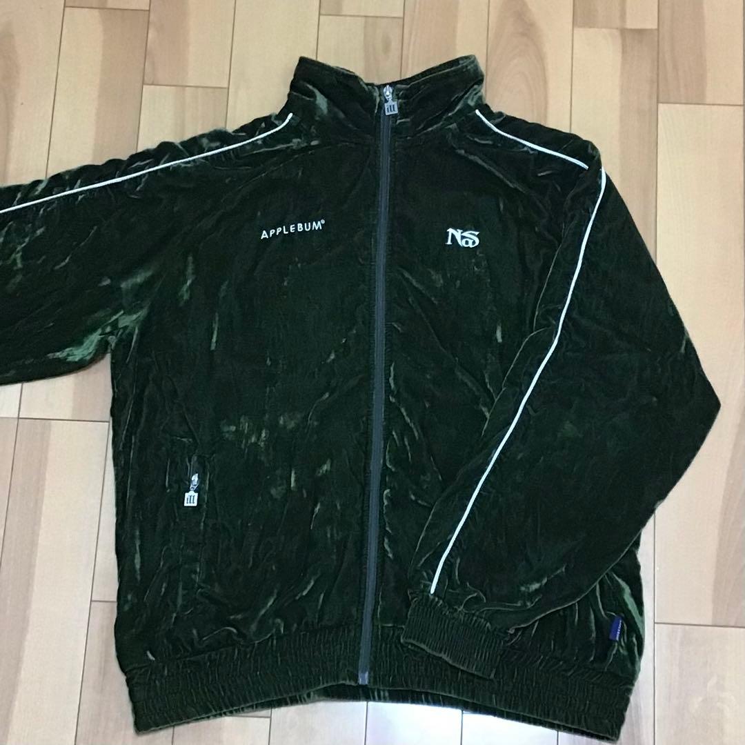 【APLLEBUM × Nas 】Velour Tracksuit Set Up