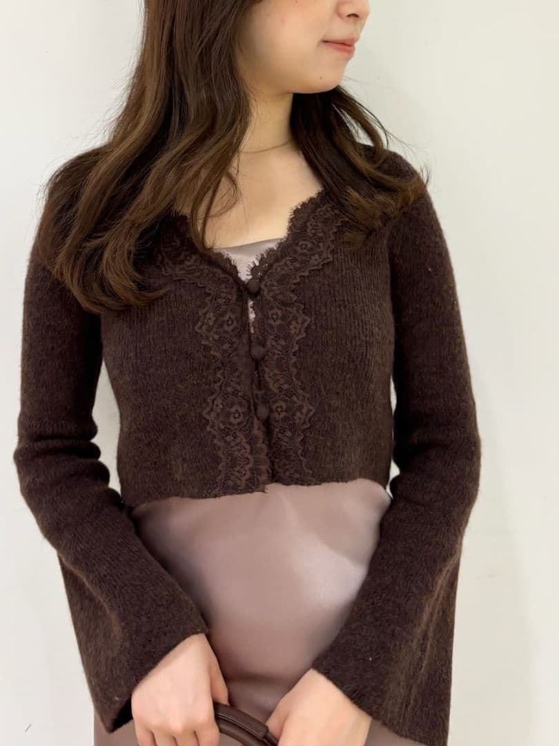 【セール価格以下】 SNIDEL 完売 キャミワンピースモヘアカーディガンセット