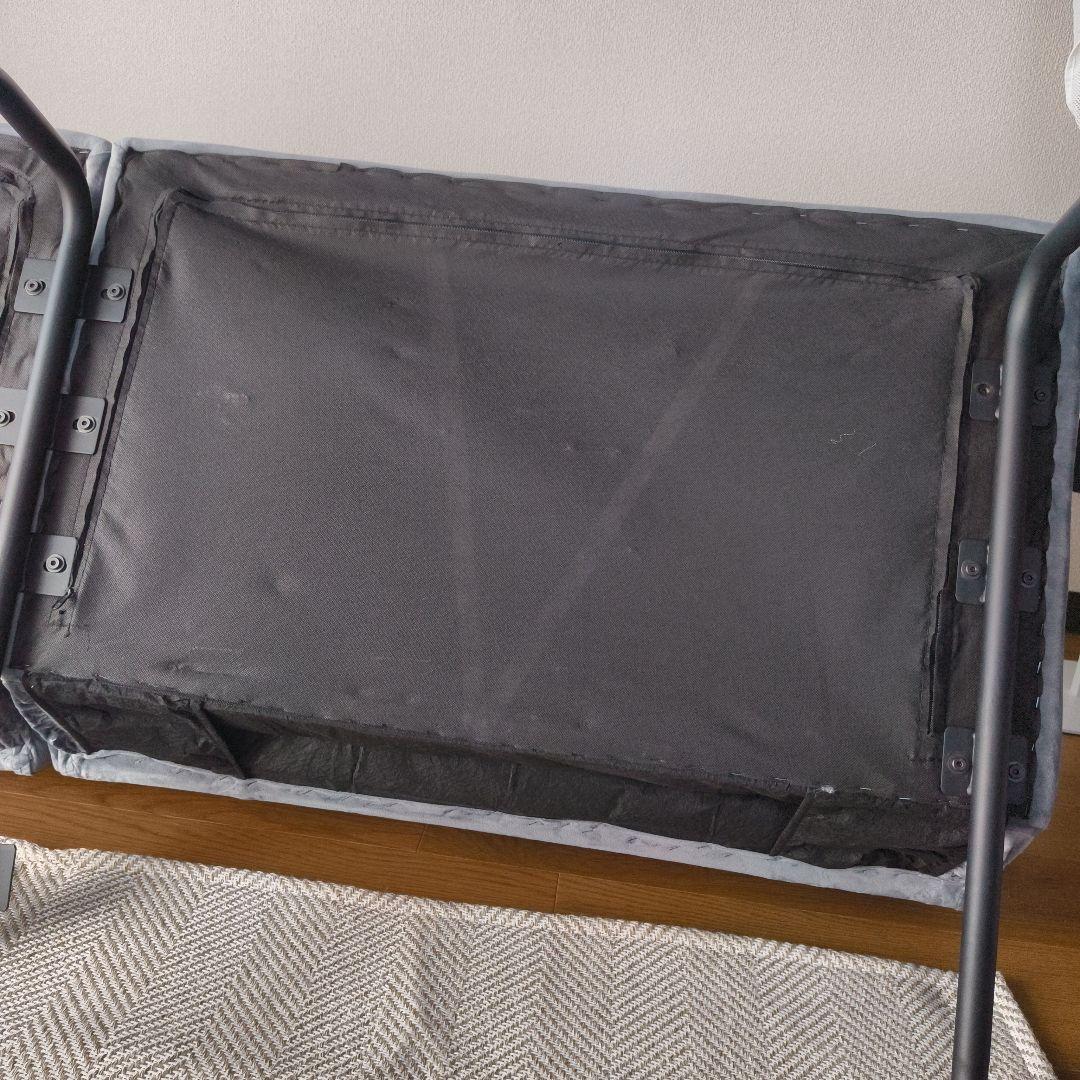 き*。様 LOWYA ベロア調3人掛けソファー