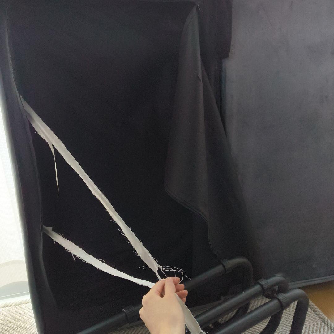 き*。様 LOWYA ベロア調3人掛けソファー