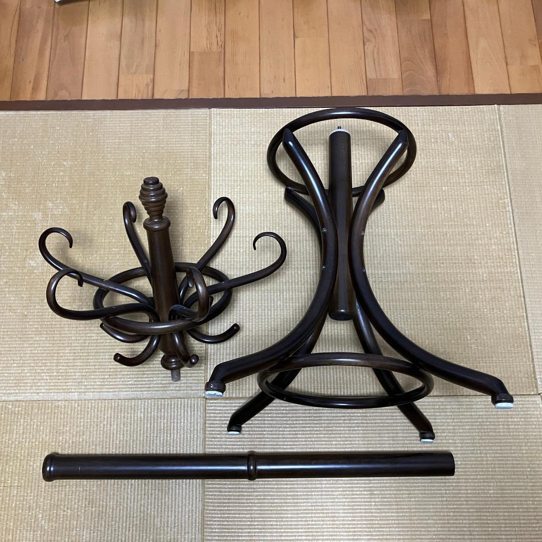 福岡　引取り限定　ファメグ社　FAMEG　ベントウッド　コートハンガー　ビーチ材