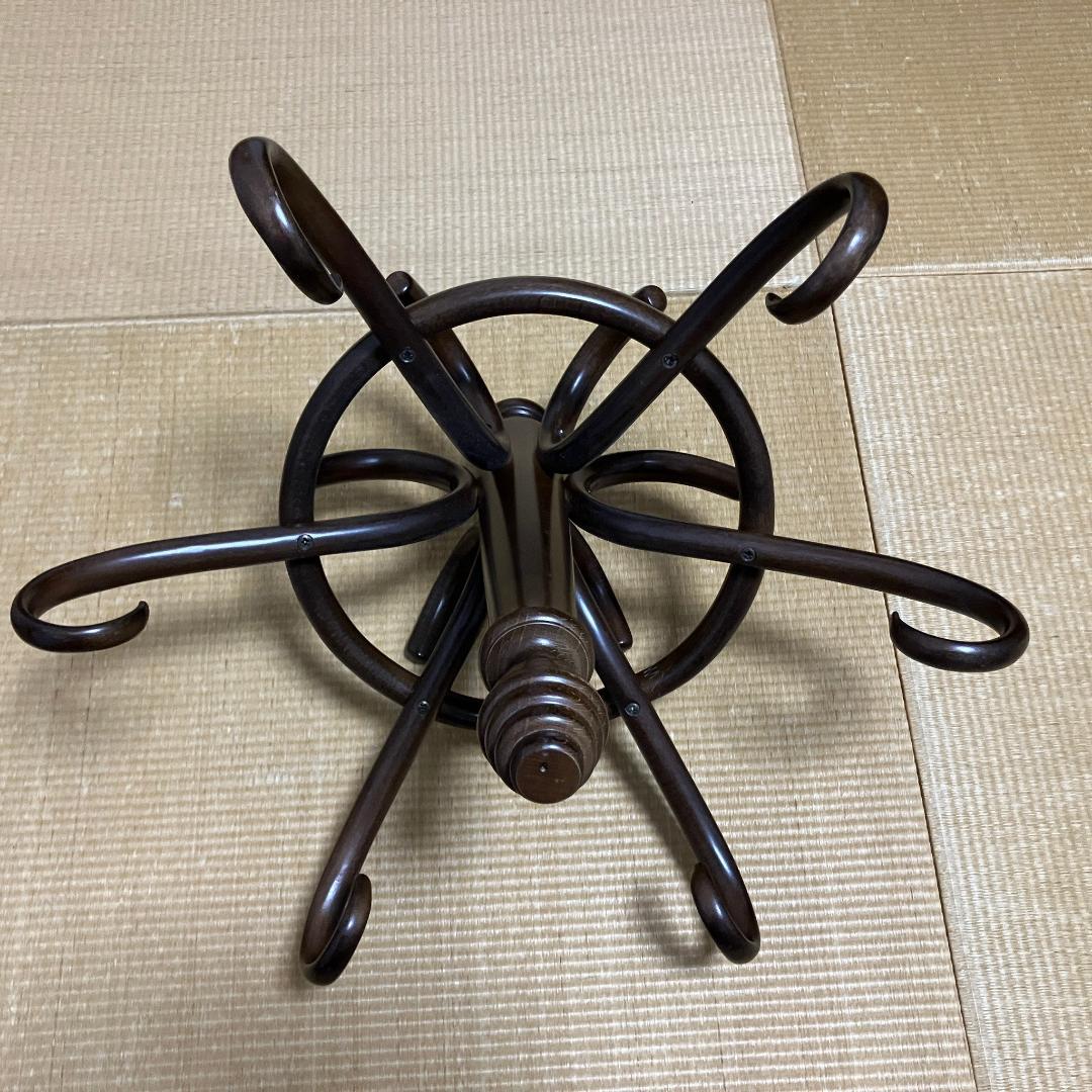 福岡　引取り限定　ファメグ社　FAMEG　ベントウッド　コートハンガー　ビーチ材