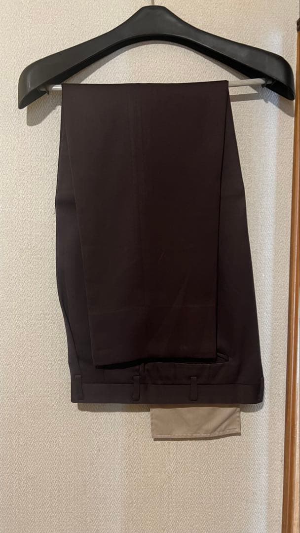 大きめスーツ　ダークブラウン ダブルブレストスーツ セット