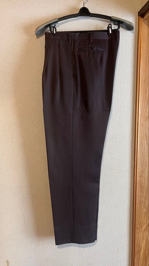 大きめスーツ　ダークブラウン ダブルブレストスーツ セット