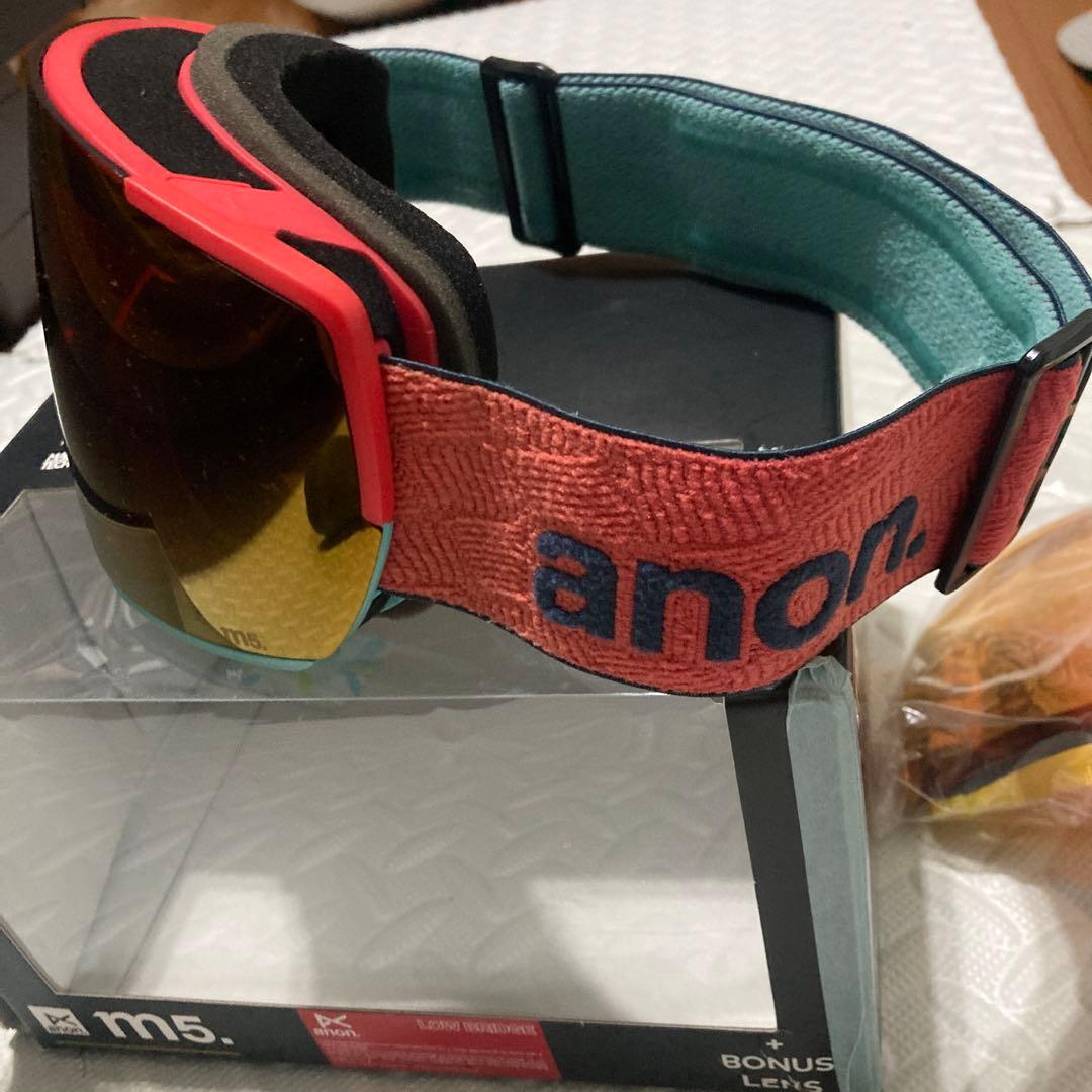 anon m5 23-24モデル レンズ3枚 フェイスガード2枚