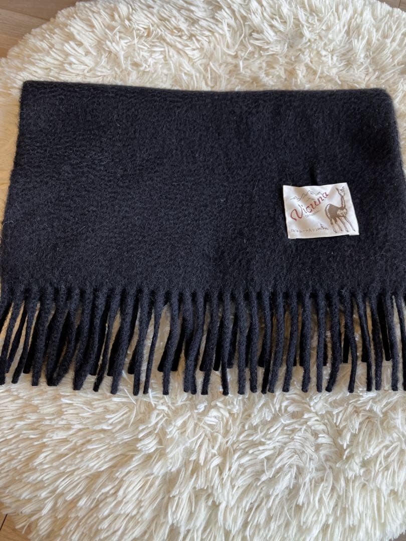 A*A様 【世界最高級】ビキューナ　ビクーニャ　フリンジ　マフラー　ストール　ブ