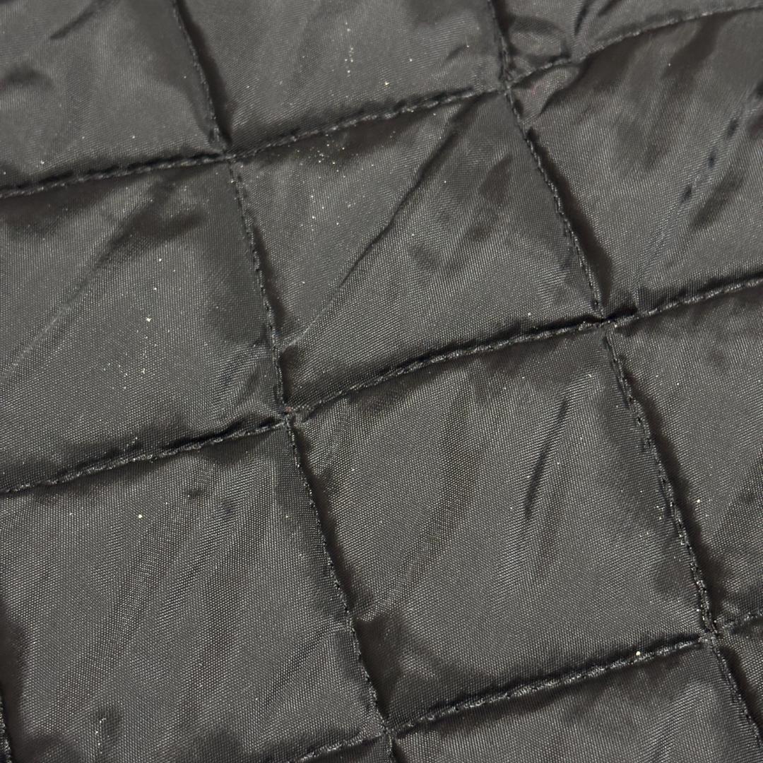 SCHOTT ピーコート USA製 オンブレチェック キルティング S 赤 黒