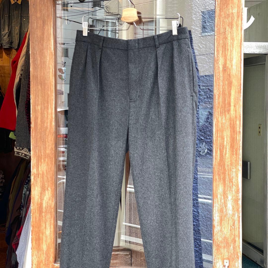 【W35 L28】90s ポロ・ラルフローレン ツータック ウール スラックス