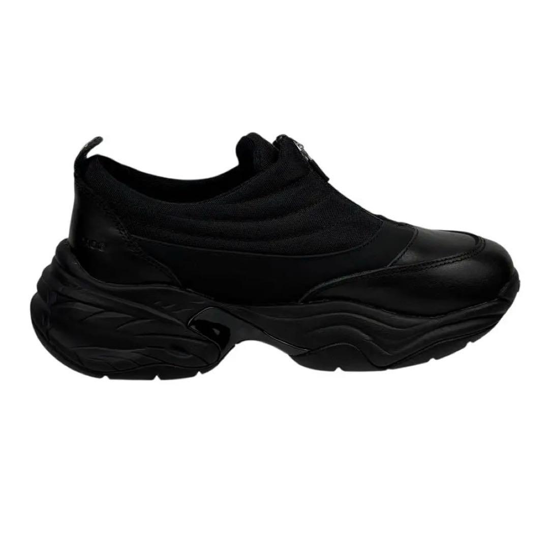 【新品同様】OAO オーエーオー　24cm スニーカー　FOUNTAIN 黒