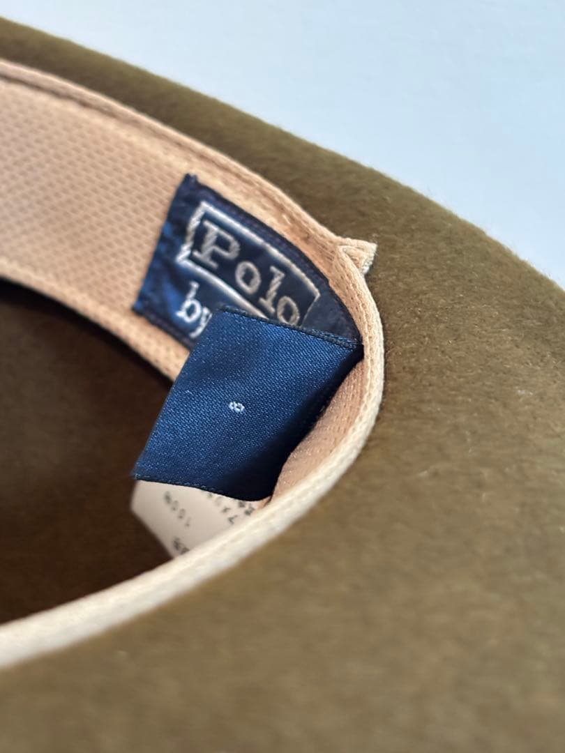 ポロ　ラルフローレン　中折れ帽　アメリカ製　58cm
