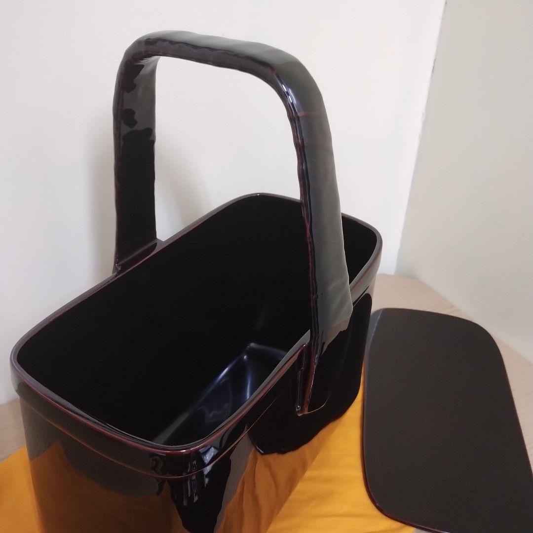 の*ん様 輪島塗 真塗 花入 バッグ 小物入れ