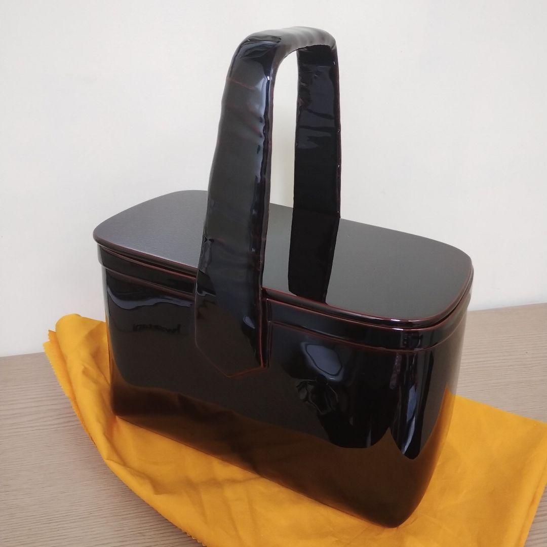 の*ん様 輪島塗 真塗 花入 バッグ 小物入れ