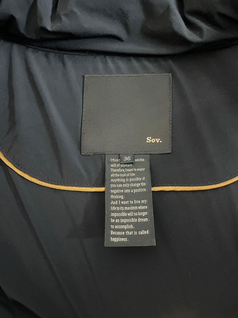 Sov. ファー付ダウンコート