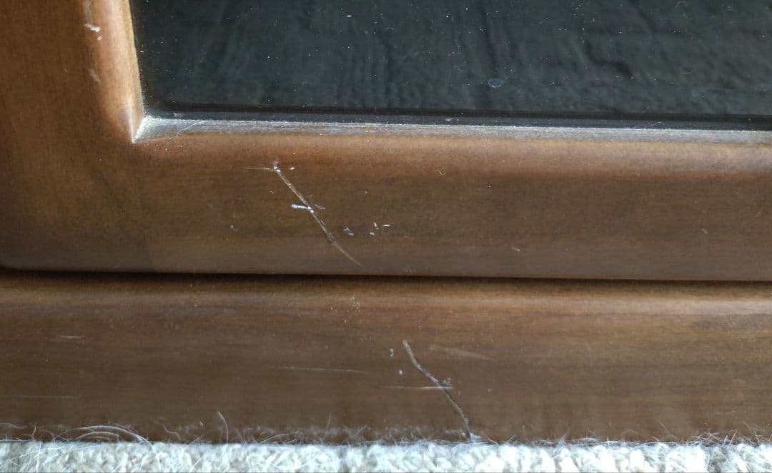 木製キャビネット ガラス扉付き 価格相談可