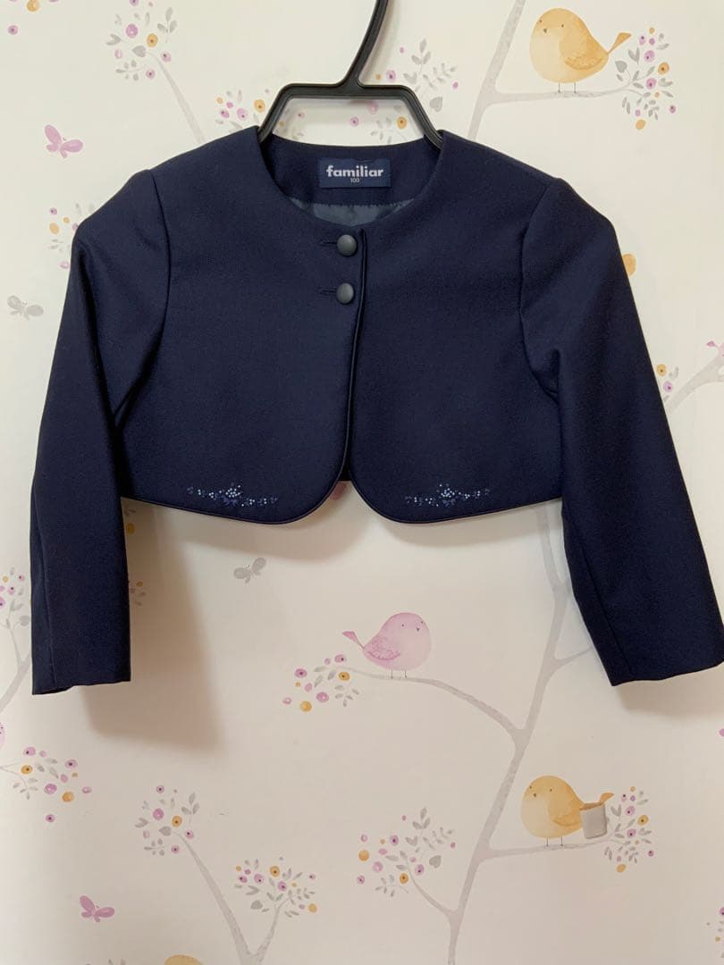 幼稚園受験　ファミリア　女の子　アンサンブル3点セット