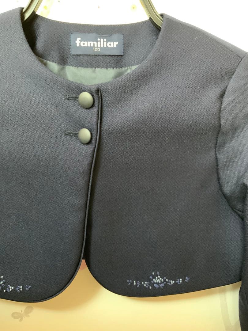 幼稚園受験　ファミリア　女の子　アンサンブル3点セット